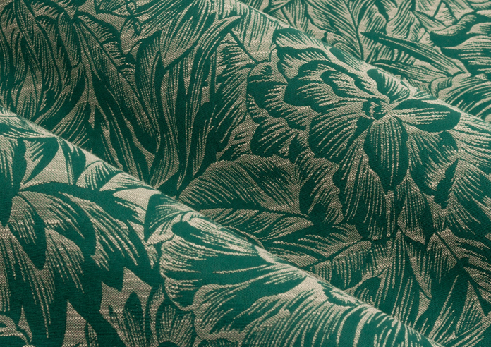 Grantley Eyelet, Emerald - Ready Made Curtains - Image 4